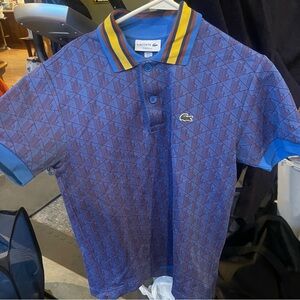 Classic Fit Monogram Jacquard Polo Shirt